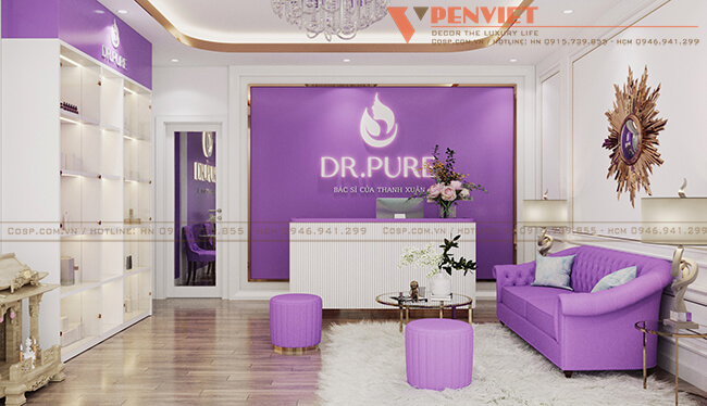 Thiết kế spa Dr Pure