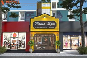 Thiết kế mặt tiền cho thấy sự nhất quán trong phong cách setup