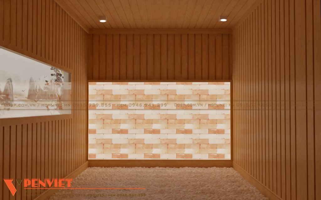 Phòng xông hơi đá muối tại Home spa