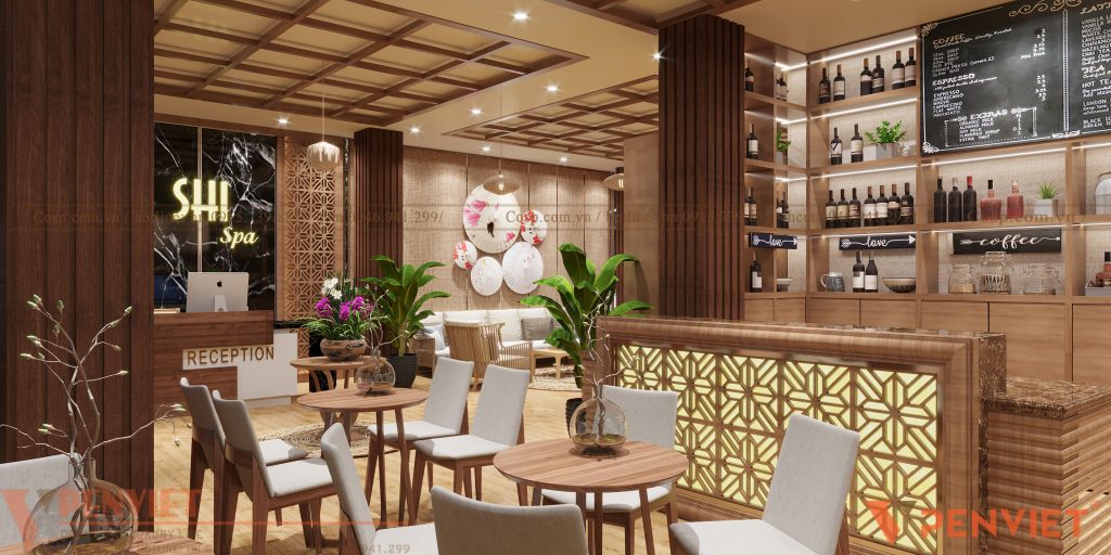 Khu vực quầy rượu